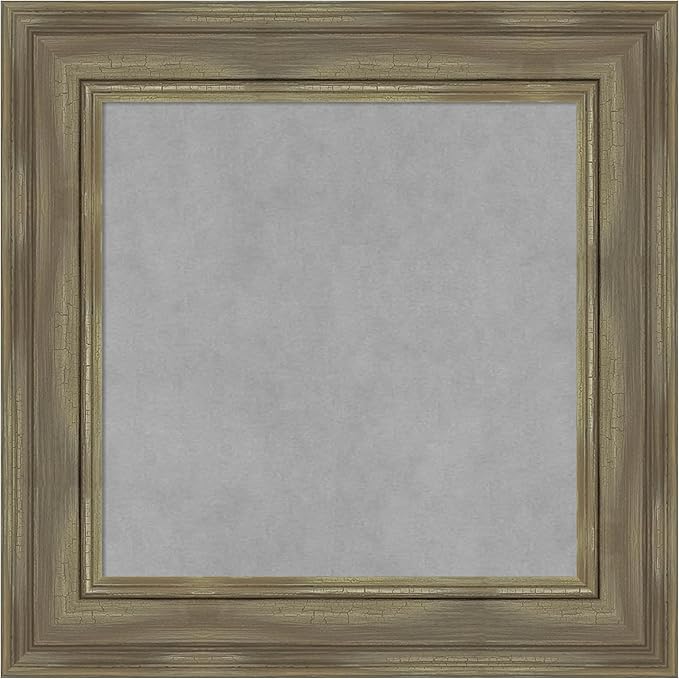 Amanti Art Grey Framed Magnetic Board 22x22 Small Vision Board by AmantiArt