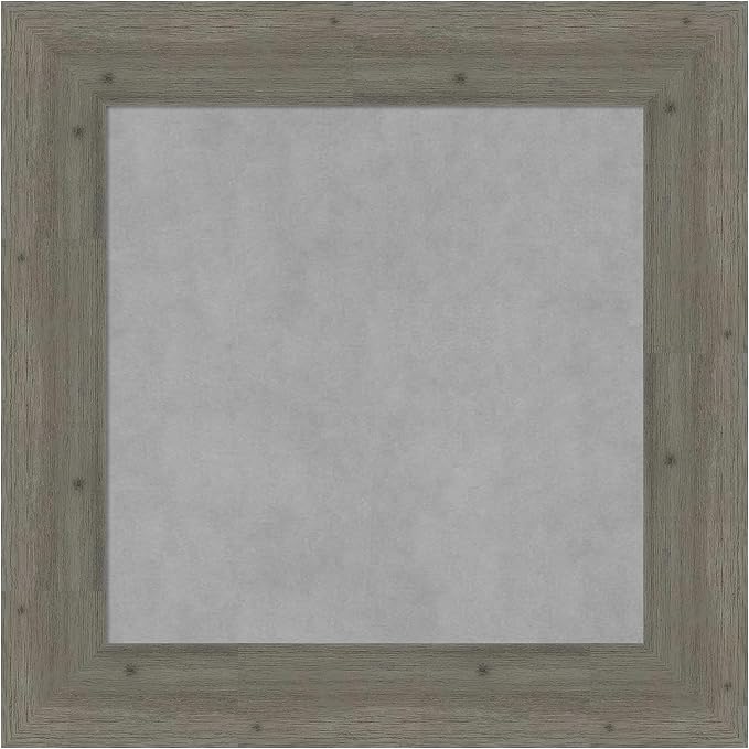 Amanti Art Grey Framed Magnetic Board 27x27 Medium Vision Board by AmantiArt