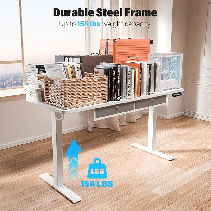 Kingant 48 x 24 Inch Electric Standing Desk - Image 7