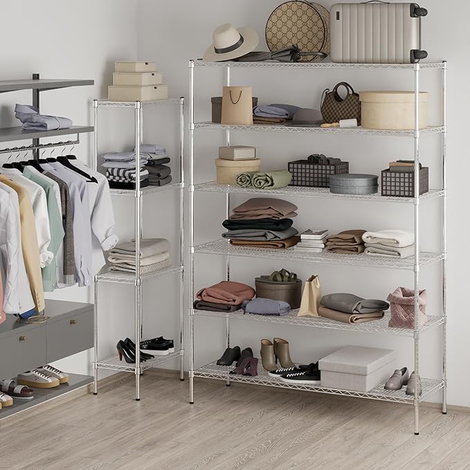 Regal Altair 21" Deep x 60" Wide x 86" Height Wire Shelving Kit | 6-Tier | NSF - Image 2