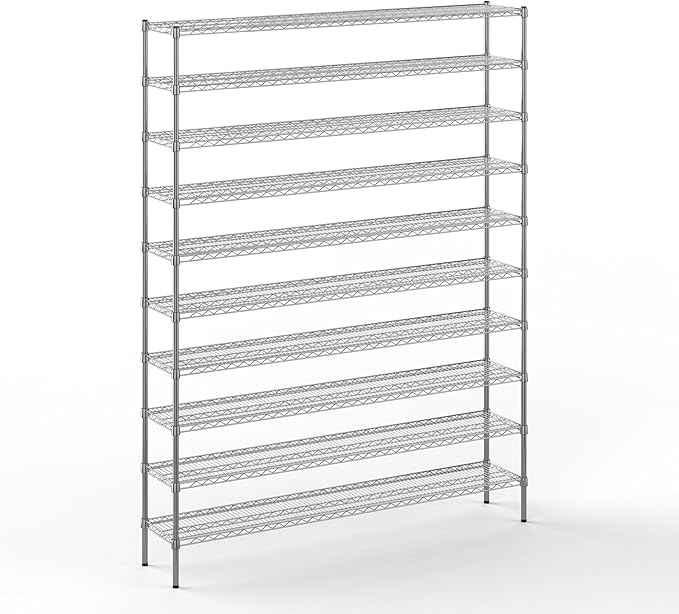 Regal Altair 14" Deep x 72" Wide x 96" Height Wire Shelving Kit | 10-Tier | NSF by Regal+Altair