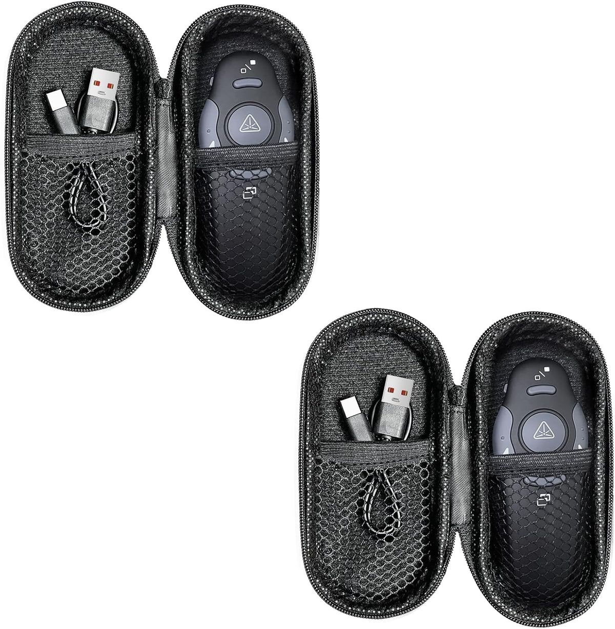 Presentation Clicker with 2 Cases Storage: PowerPoint Wireless Presenter