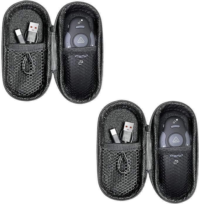 Presentation Clicker with 2 Cases Storage: PowerPoint Wireless Presenter by CLIKBUTM%C2%AE