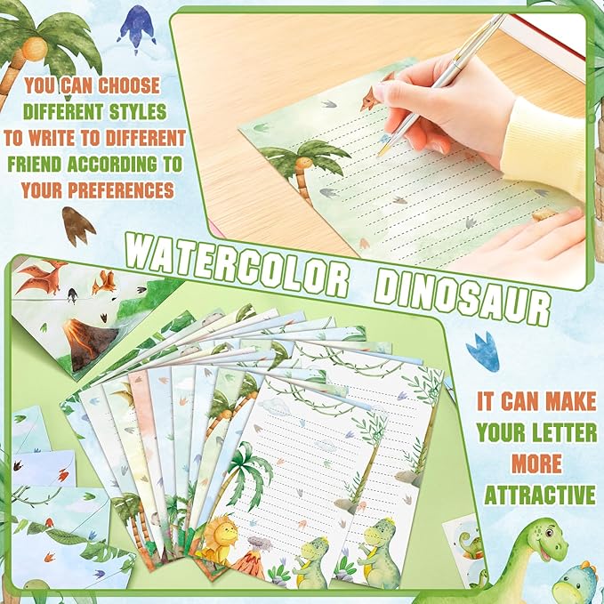 TaoBary 160 Pcs Stationery Paper Set 50 Double Sided Stationery Papers - Image 5
