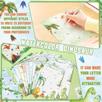 TaoBary 160 Pcs Stationery Paper Set 50 Double Sided Stationery Papers - Image 5