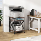 Fannova 23.6 x 23.6 Inches Large Printer Stand, 3 Tier Square Printer Table - Image 8