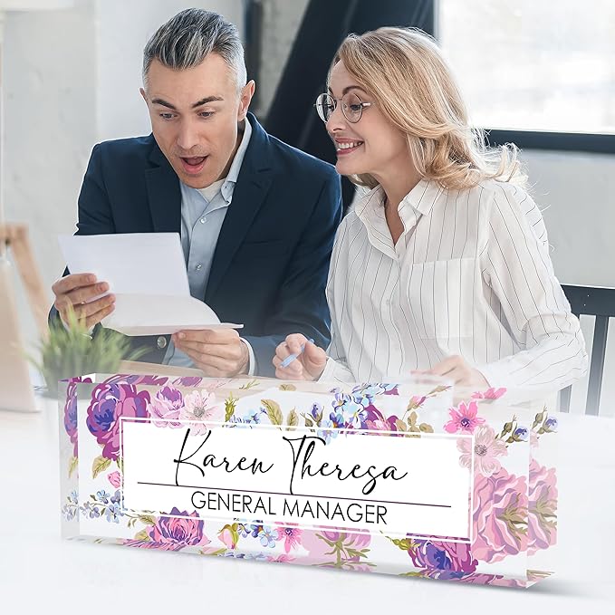 Custom Office Name Plate, Personalized Gifts - Image 5