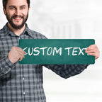 Custom Sign, Custom Street Sign, 11 Font Colors, 13 Font Styles, 4 Hole Options - Image 2