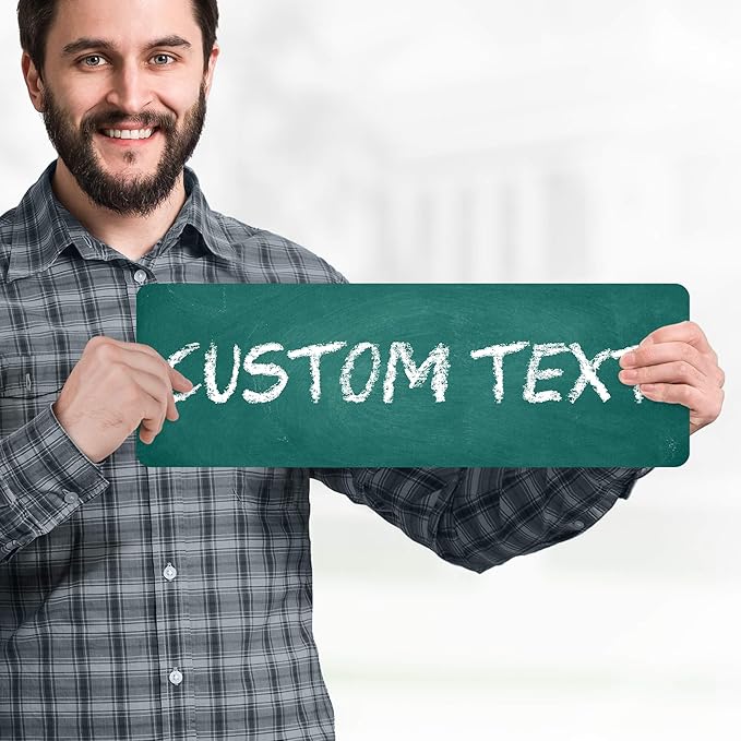 Custom Sign, Custom Street Sign, 11 Font Colors, 13 Font Styles, 4 Hole Options - Image 2