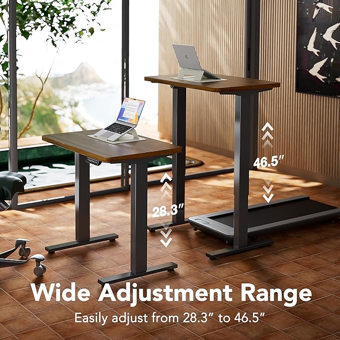 HUANUO 63 x 28 inch Electric Standing Desk Adjustable Height, 4 Memory Height - Image 3