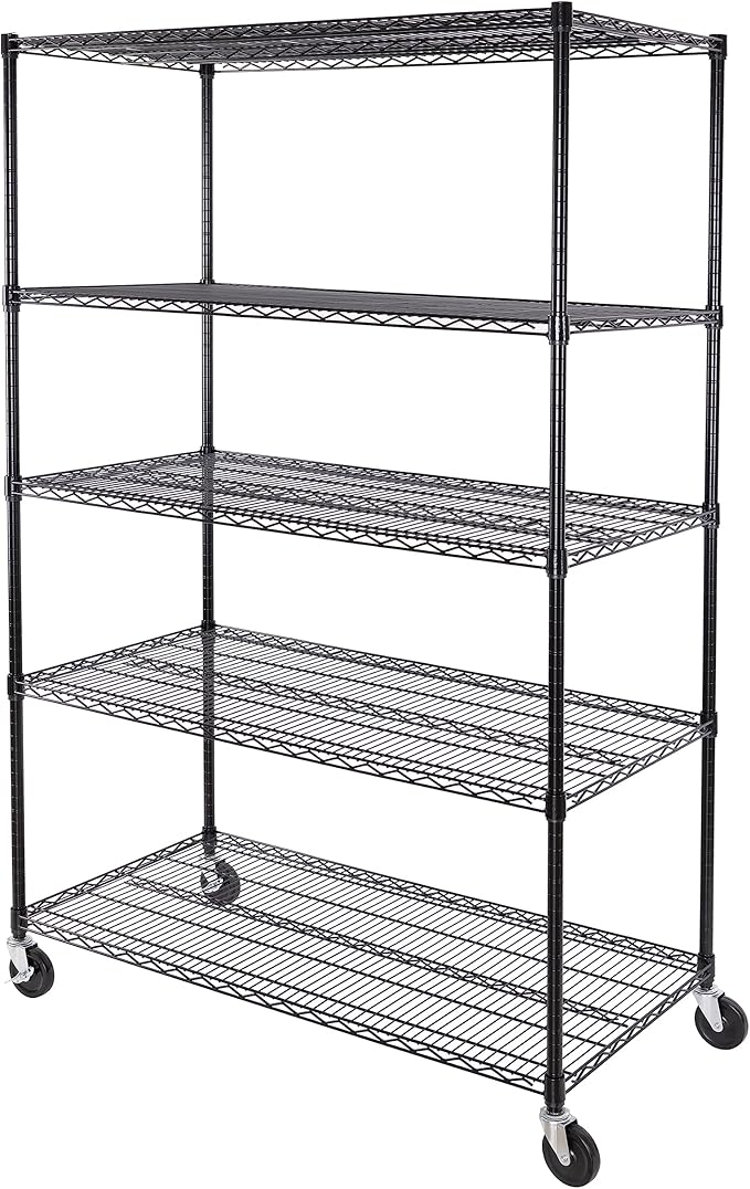 Seville Classics UltraDurable Heavy Duty NSF Solid Steel Wire Rack Storage Unit by SevilleClassics