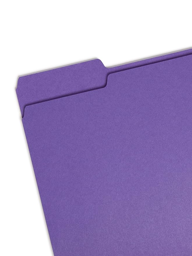 Smead Standard File Folders, 1/3-Cut Tabs, Letter Size - Image 2