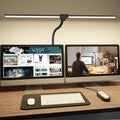 ShineTech LED Desk Lamp for Home Office, 3000K Warm White Double Head Architect