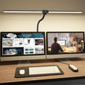ShineTech LED Desk Lamp for Home Office, 3000K Warm White Double Head Architect by ShineTech