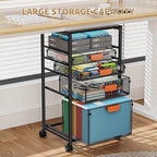 Marbrasse Rolling File Cart - Image 3