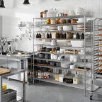 Regal Altair 18" Deep x 72" Wide x 86" Height Wire Shelving Kit | 10-Tier | NSF - Image 7