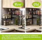 BMOSU Kitchen Corner Shelf Countertop Organizer - Image 4