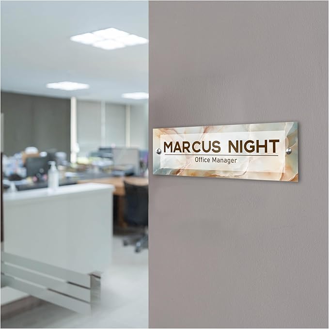 Personalized Acrylic Door Name Plate - Image 6