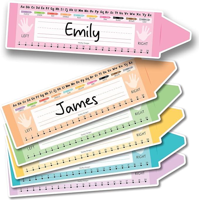 Desk Name Tags for Classroom – 36 Student Name Plates for Classroom Kindergarten by HadleyDesigns