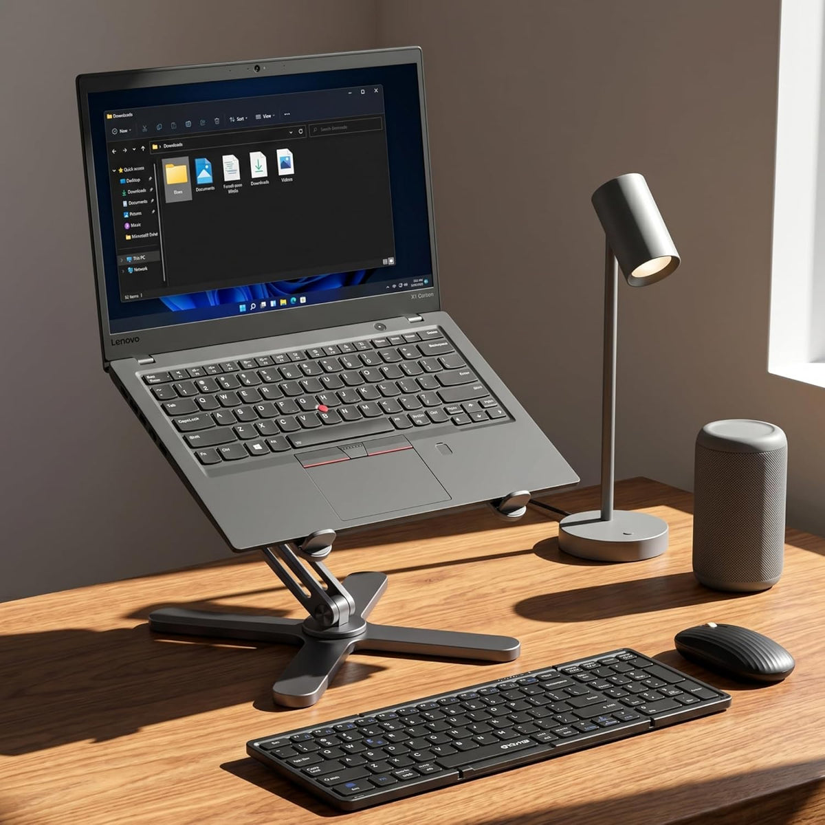 Model-X 2.0 Laptop Stand, Laptop Stand for Desk Adjustable Height