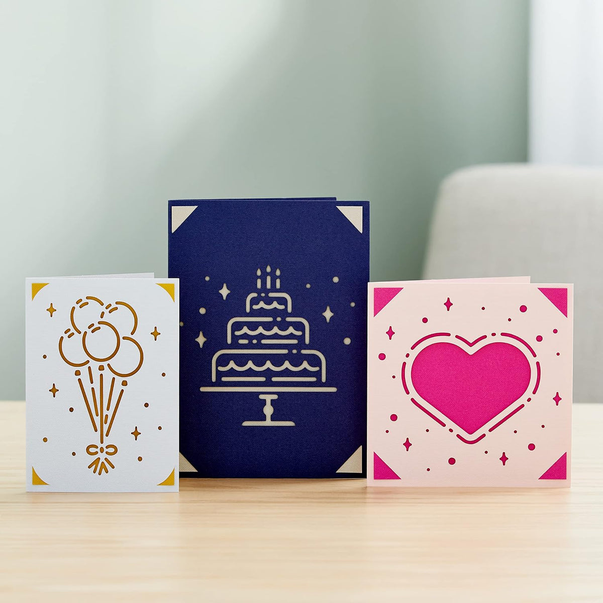 Cricut Insert Cards R40, Create Depth-Filled Birthday Cards, Thank You Cards,...