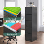 FLIXELIO 5 Drawer File Cabinet - Image 6