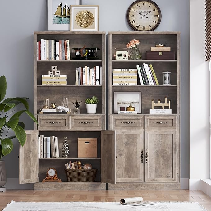 BORNOON 71.4" Tall Bookshelf - Image 4