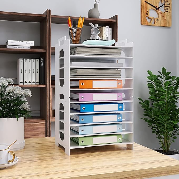 Natwind Office Paper Organizer for Desk Desktop Organizer File Holder Office - Image 3