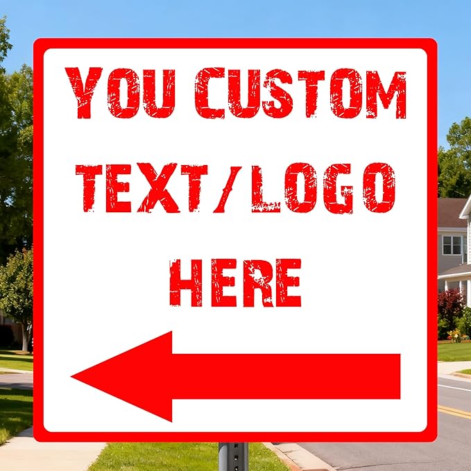 Custom Square Outdoor Signs by HKSIGNS