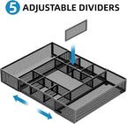 Marbrasse Expandable Desk Drawer Organizer, Mesh Drawer Organizer Tray - Image 3
