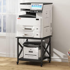 Fannova 2 Tier Large Printer Stand, 23.6 x 23.6 x 22.6 Inches Square Printer by Fannova