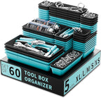 FLYVOLE Tool Box Organizer Tray, Toolbox Desk Drawer Organizer, Tool Box Tray by FLYVOLE