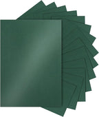 Silunkia 28 Sheets Christmas Green Shimmer Cardstock 8.5 x 11 Craft Paper by Silunkia