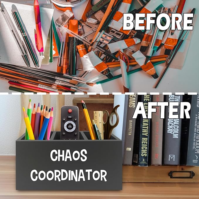 XPH Chaos Coordinator Black Pen Pencil Holder Organizer - Image 6