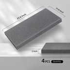 23.62" X 11.81" X 2" Fiberglass Wall Panel, 4 Pack Acoustic Panels, Acoustic - Image 3