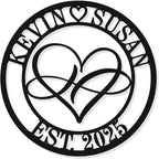 Custom Infinity Metal Sign, Personalized Infinity Name Sign, Personalized by HYTSIGN