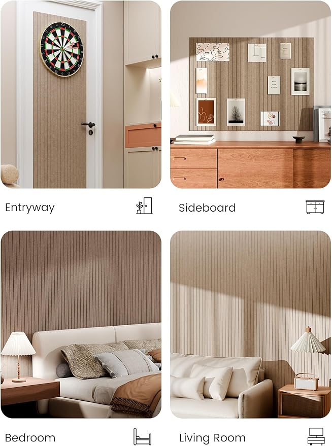 Bumusty Large Cork Board Alternative-47 x35 Felt Bulletin Board Tiles, - Image 5