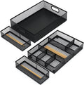 neudeco desk drawer organizer, 4 pack metal mesh, main product view