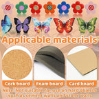 80 Pcs Push Pins for Cork Board, Decorative Thumb Tacks Wooden Push Pins Head - Image 6