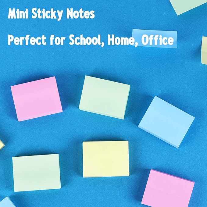 Umikk 50 Pack Sticky Notes 1.5x2 in, 5000 Sheets Small Self-Stick Note - Image 8
