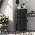 GiftGo Narrow Dresser Vertical Slim Dresser Chest of Drawers Skinny Storage - Image 4