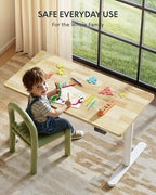FLEXISPOT Solid Rubberwood Electric Standing Desk - Image 6