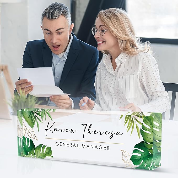 Custom Office Name Plate, Personalized Gifts - Image 5