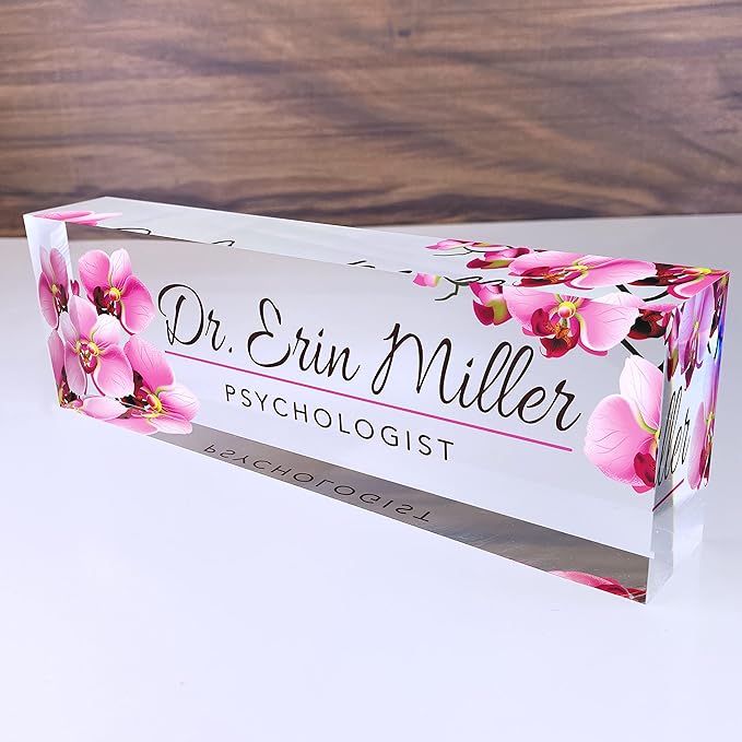 Artblox Custom Desk Name Plate by Artblox
