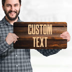 Custom Sign, Custom Street Sign, 11 Font Colors, 13 Font Styles, 4 Hole Options - Image 2