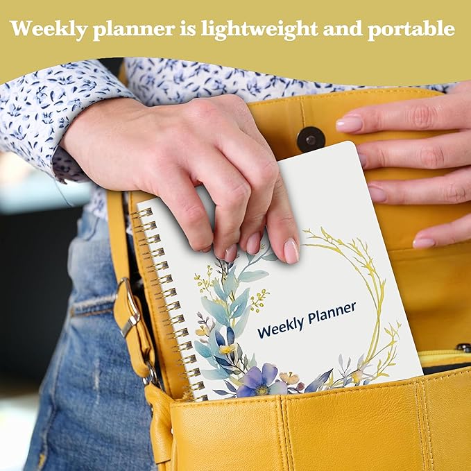 Undated Weekly Planner- Weekly Goals Notebook, A5 To Do List Planner, Habit - Image 7