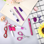 12 pcs Nurse Pen Set Two Colors Pink Purple Include Permanent Marker Pen Pen - Image 6