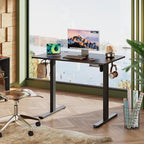 DEVAISE 48 x 24 Inches Standing Desk, Whole-Piece Desktop Electric Standing Desk - Image 2