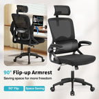 ergonomic office chair,mesh office chair with lumbar support,high showing dimensions