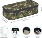 YIJIUWKIS Camo Pencil Case for Kids Boys Girls, Big Capacity Green Pencil Pouch - Image 3
